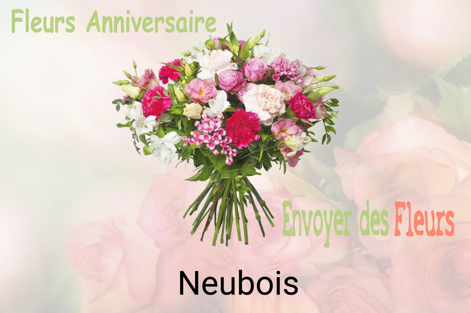 Bouquet de fleurs d’anniversaire livré à Neubois